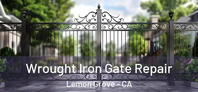 Wrought Iron Gate Repair Lemon Grove - CA